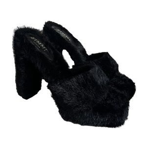 SIMMI Faux Fur Heels